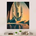 thumbnail image 2 of Designart Architectural Futuristic Building III Canvas Wall Art, 2 of 5
