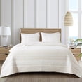 thumbnail image 5 of 3-Piece King Size Quilt Set, Soft Lightweight King Bedding Set for Summer, Stripped, 5 of 7