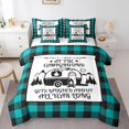 thumbnail image 1 of YST Rustic Farmhouse Camper Decor Bedding Set, 7 Pieces Bed In A Bag, Queen, 1 of 5