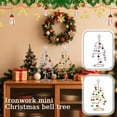 thumbnail image 5 of Miniature Wrought Iron Christmas Bell Tree, Desktop Decoration For Home Office And Window Display, Party Ornament 1Pc, 5 of 5