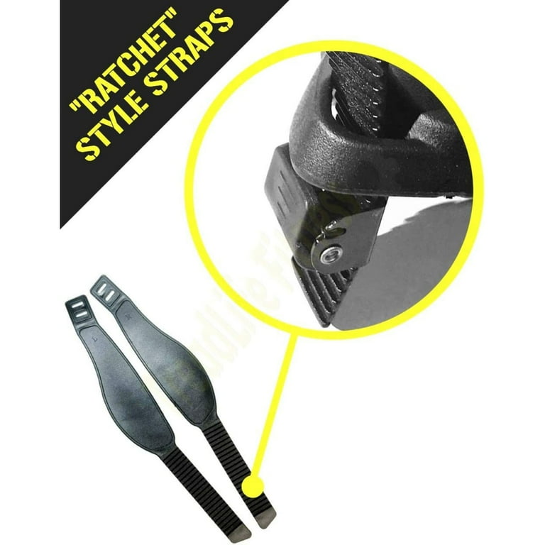 Extra long exercise sales bike pedal straps