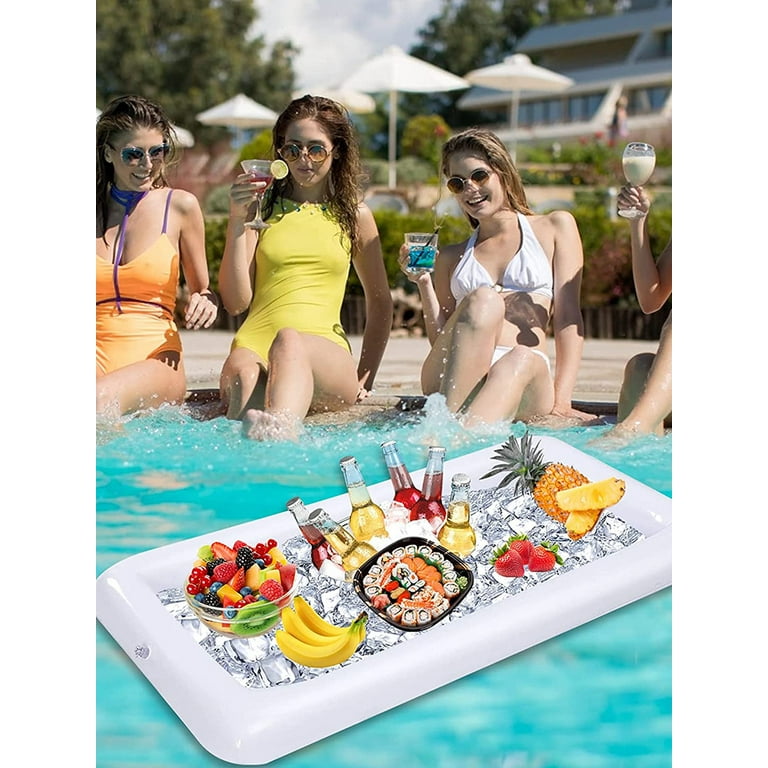 Floating Drink Holder Party Supplies Decor Drink Float for Swimming Pool  Water Fun Pool Hot Tub Beach Serving / Salad Bar Tray - AliExpress