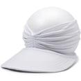 thumbnail image 2 of YTCAMLO Women's Outdoor Sports Hat Breathable Twisted Ruched Ponytail Sun Visor Cap Breathable Stretchy Casual Summer Beach Hat, 2 of 5