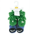 thumbnail image 2 of Hudson Baby Infant Boy Cozy Fleece Booties, Boy Dino, 0-6 Months, 2 of 5