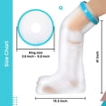 thumbnail image 3 of Waterproof XL Leg Shower Covers ~ Cast Shower Covers for Leg ~ Cast Covers for Shower Leg ~ Over 40 Inches of Coverage, 3 of 7