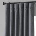 thumbnail image 3 of Signature Global Grey Faux Linen Blackout Curtain (1 Panel), Global Grey, 50W X 108L, 3 of 6