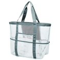 thumbnail image 1 of Qarigey Bolso de playa Bolso de malla Bolsa de almacenamiento Bolsillos múltiples para exteriores Bolso multiusos Filtro multifuncional Bolsas de mensajero y de hombro, 1 of 6