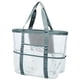 thumbnail image 1 of Qarigey Bolso de playa Bolso de malla Bolsa de almacenamiento Bolsillos múltiples para exteriores Bolso multiusos Filtro multifuncional Bolsas de mensajero y de hombro, 1 of 6