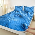 thumbnail image 3 of Castle Fairy Wild Dragon Twin Sheet Sets for Child Boys Girls,Magical Wildlife Bedding, 3 of 7