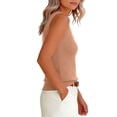 thumbnail image 5 of WULMLEO Women's V-Neck Sleeveless Stretch Pullover Premium Sweater Vest Top Watermelon Red M, 5 of 6