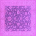 thumbnail image 1 of Ahgly Company Indoor Square Oriental Purple Industrial Area Rugs, 7' Square, 1 of 4