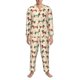 thumbnail image 3 of Fotbe Dachshund Dog Puppy Pijama de Hombre con Estampado de Manga Larga, Conjunto de 2 Piezas, Ropa de Dormir Suave y Cómoda con Bolsillos-Small, 3 of 7