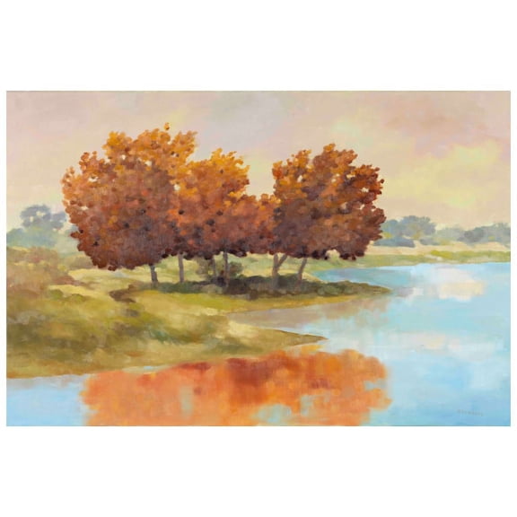 Marmont Hill "Lyndhurst Water II" by Graham Reynolds Painting Print on Canvas
