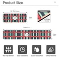 thumbnail image 3 of Yayeee Faucet Mat for Kitchen Sink 14.7" Diatomite Long Splash Guard Pad, Green Plaid, 2 Pack, 3 of 7