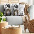 thumbnail image 5 of Ambesonne Modern Throw Pillow Cover 2 Pack, Fashion Model Paris Girl, 16", Grey White, 5 of 7