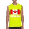 thumbnail image 1 of Mens Canada Flag Ultra Cotton Sleeveless T-Shirt, 1 of 5