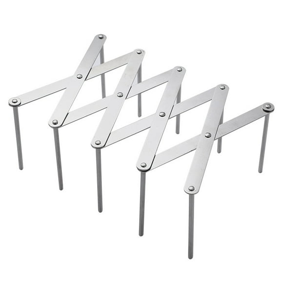 Stainless steel Plate Organizer Retractable Kitchen Lid Pan Plate Rack Extendable Holder Multifunctional Steamer Stand