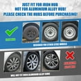 thumbnail image 4 of 16" Universal Wheel Rims Cover,Hubcaps Fits Toyota Chevrolet Honda Mazda Dodge Ford,Snap on Car Truck SUV,PP,Lacquer(Set of 4), 4 of 7