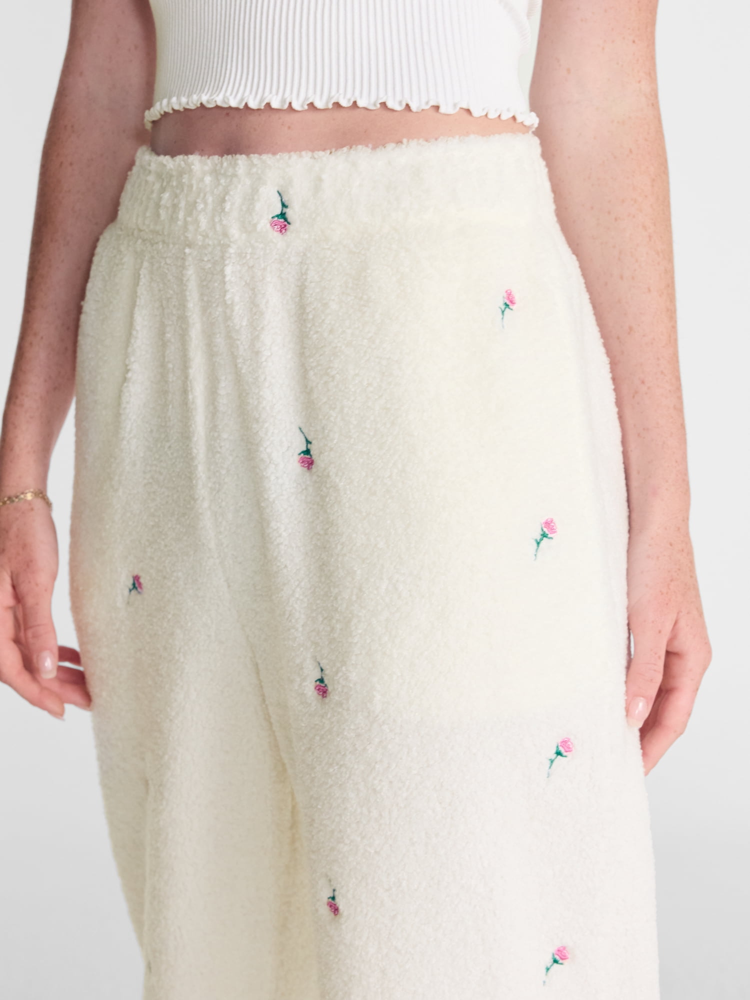 No Boundaries Cozy Teddy Joggers, 29.5'' Inseam, Women's XS-2X