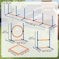 thumbnail image 3 of PawHut Dog Agility Training Equipment, 5PCS Dog Obstacle Course Starter Kit, 3 of 10