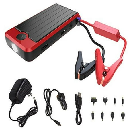 PowerAll PBJS12000R Rosso Red/Black Portable Power Bank and Car Jump