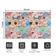 thumbnail image 5 of Cartoon Dog Door Rugs,Washable Non Slip Door Mats Indoor,Decorative Door Mats,Entry Mat Indoor for Entrance,Bedroom,Kitchen,Bathroom,17"x30", 5 of 6