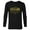 Black, variant on Best Little Bro in the Galaxy Family Trip Birthday- Long Sleeve T-Shirt for Men - Customized-Black