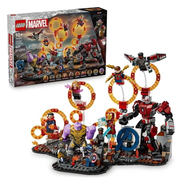 Set LEGO Super Heroes Batalla Final de Vengadores Endgame 621 Piezas