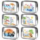 thumbnail image 1 of Cosmetic Cases SEAOYOZO 6 bolsas de maquillaje de playa transparentes de 20 x 15 cm, 1 of 7
