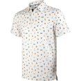 thumbnail image 1 of Chemises de Golf pour Hommes à Manches Courtes, Évacuation de l'Humidité, Ajustement Sec, Motifs Imprimés, Col à Revers, Performance Polo Chemises de Golf pour Hommes, 1 of 6