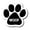 Black-woof, variant on Magnet Me Up I Love My Dogs Pink Pawprint Magnet Decal, 5 Inch, Vinyl Automotive Magnet