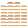 thumbnail image 5 of BQLZR 30 Pcs Poignées Demi-Ronds en Bois pour Tiroir Distance 9.6CM, 5 of 5
