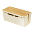 thumbnail image 3 of Cable Management Box with Lid to Hide Wires& Power Strips Desk Computer Cable Organizer Box B 32x15x12.5cm, 3 of 5