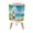 Color 4, variant on Small Trash Can with Lid Marble Abstract Stone Warm Beige Gold Veins 1.8 Gallon Dog Proof Trash Can Round Garbage Can Waste Bin Wastebasket for Bathroom Bedroom Living Room