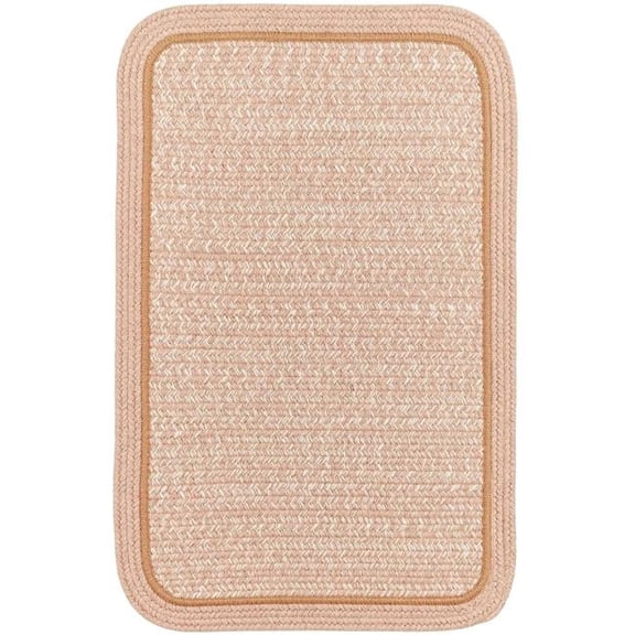 Rhody Rug CC78R120X156S 10 x 13 ft. Casual Comfort Rosewood Banded Braided Rug, Rectangle