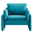 thumbnail image 6 of Modway Indicate Performance Velvet Armchair in Blue, 6 of 9