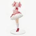 thumbnail image 4 of New Madoka Kaname Figure, Pink Dress Standing Madoka Kaname Action Figures 18cm/7.1inch PVC Handmade Character Figurine Model Souvenirs Gift, 4 of 5