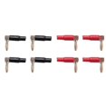 thumbnail image 4 of 24Pcs 4mm Banana Plug Speaker Wires Connector Adapter 24K Gold Plated Screw Type Pure Copper Right, 4 of 5