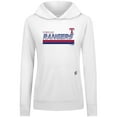 thumbnail image 2 of Women's Levelwear White Texas Rangers Relay Breaker Pullover Hoodie, 2 of 3