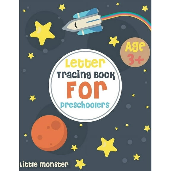 Alphabet Trace the Letters: Alphabet Handwriting Practice workbook for for Preschoolers, Kids age 3-5 & Kindergarden, Workbook with Sight words fo
