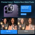 thumbnail image 6 of [2+2 Pack] We Life Compatible with iPhone 14 Pro Screen Protector with Camera Lens Protector, [9H+ Tempered Glass] [Military-Grade Drop Protection] HD Clear, Anti-Scratch, 6 of 6