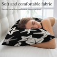 thumbnail image 5 of Black Starfish Coastal Throw Pillow Cover 20 x 30 Inch Decorative Pillow Cover Nautical Summer Ocean Abstract Art Lumbar Pillowcase Seasonal Rectangle Cushion Case for Couch Sofa Bed Living Room, 5 of 9