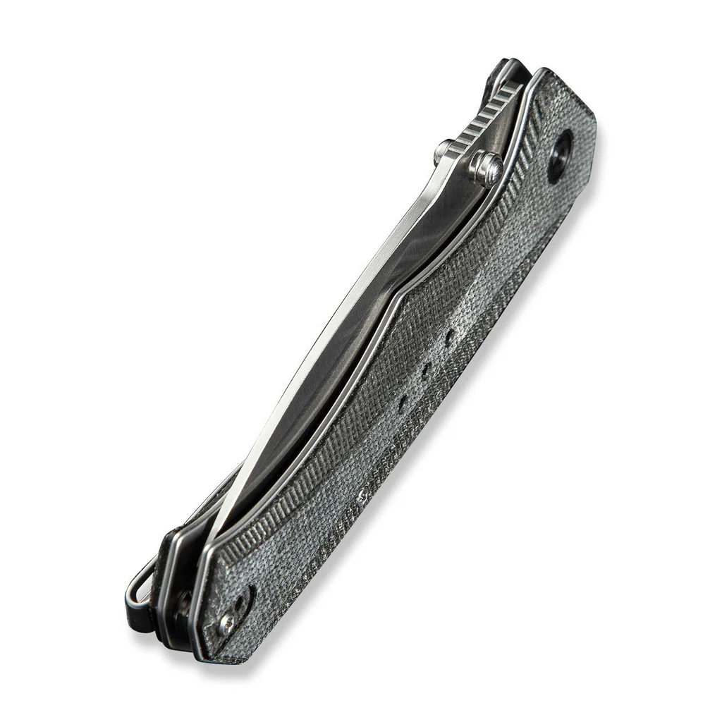 CIVIVI Photonix Pocket Knife, Folding Knife with 3.7" 14C28N Blade Micarta Handle with Pocket Clip for Men Women, Camping Hiking Fishing Knife C23081B-3, Dark Green