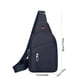 thumbnail image 3 of Bolso de pecho informal para hombre | Bandolera cruzada de gran capacidad | Bolso de hombro multifuncional impermeable para viajes, trabajo y actividades al aire libre, 3 of 5