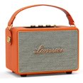thumbnail image 1 of wonima44 10000mAh Rechargeable 80Watts Retro Classy Wooden Portable Blue Tooth Aesthetic Home Party Speaker Bluetooth Wireless Vintage Style with Subwoofer Leather Strap Handle-Orange, 1 of 1