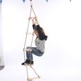thumbnail image 4 of OUTAD Rope Ladder With 6 Wooden Rungs Rope Ladder Climbing Ladder Swing, 4 of 7