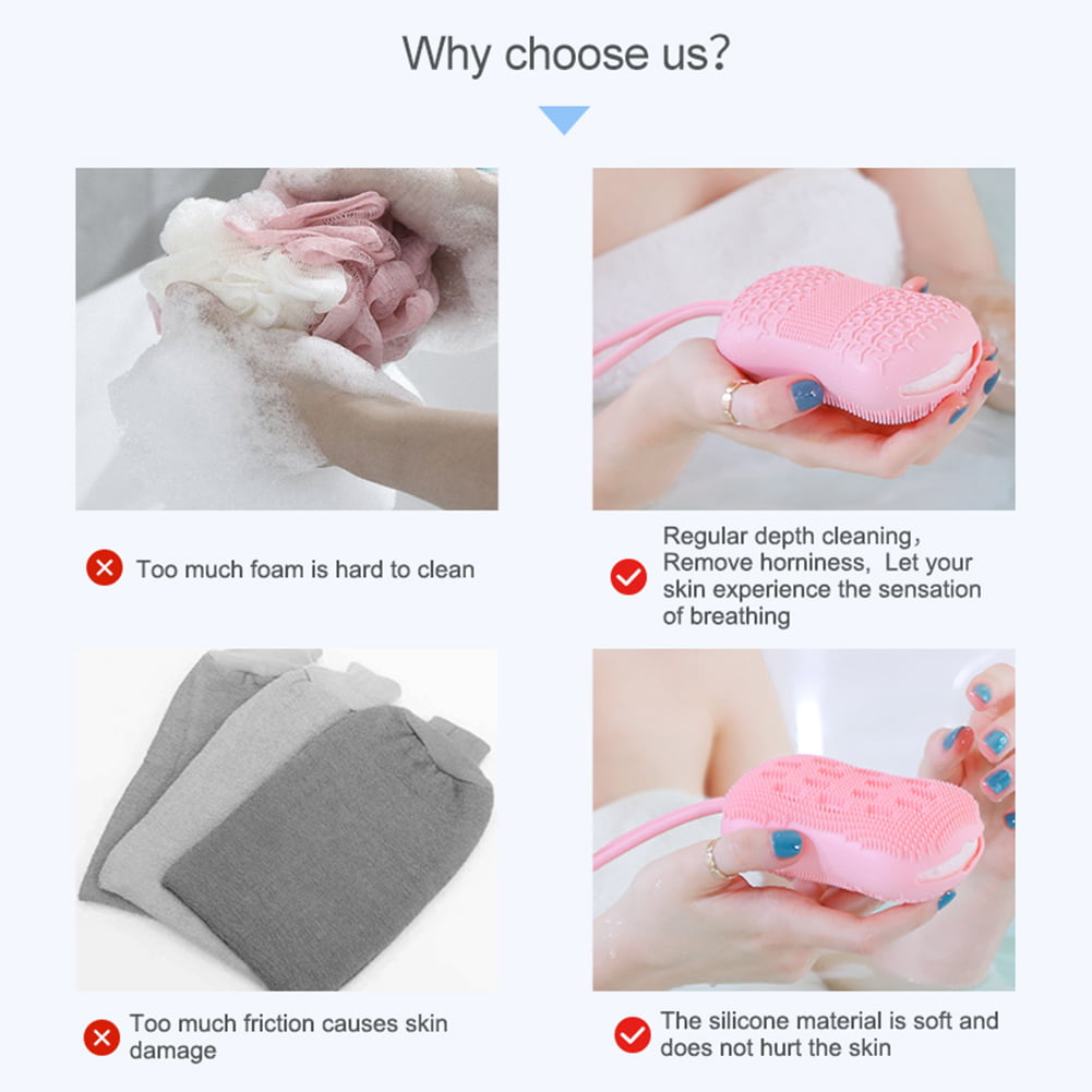 myHomeBody Soap Pocket Exfoliating Soap Saver Pouch | Body Scrubber Sponge,  Exfoliator for Bath or Shower | for Large Bar Soap or Leftover Bits 
