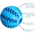 thumbnail image 3 of Pelotas de goma rebotantes (2) para la higiene dental en perros ((5 cm, azul) ER, 3 of 5
