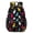 Multicolor Cat Silhouette, variant on Multicolor Cat Head White Pattern 17" School Backpacks for Teens,Waterproof Oxford Fabric,S-Shape Padded Straps for School,Travel,Hiking,Camping