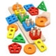 thumbnail image 1 of Pebira Montessori Juguetes para niños de 1 a 3 años Niñas Niños pequeños Juguetes de madera para clasificar y apilar para niños pequeños y niños Juguetes educativos preescolares Reconocimiento de colo, 1 of 7